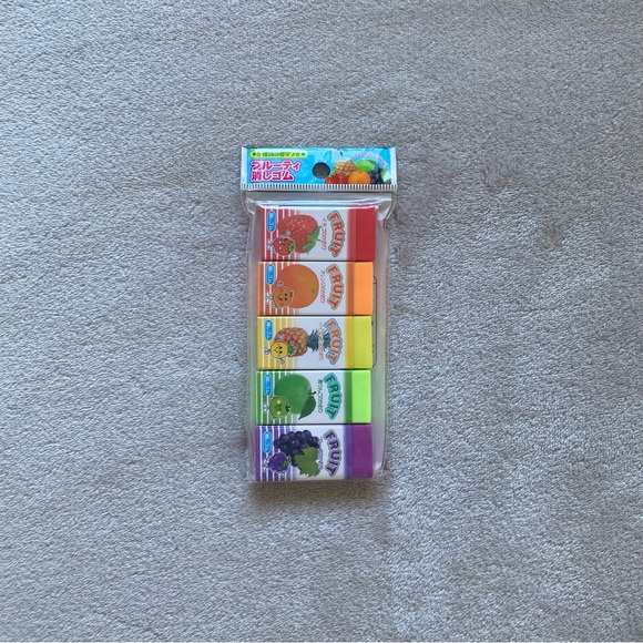 cute japanese fruit scented erasers - Picture 3 of 3